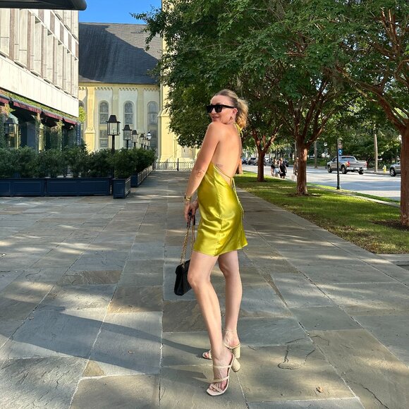 Reformation Jennis Silk Dress – Size M - Picture 2 of 6